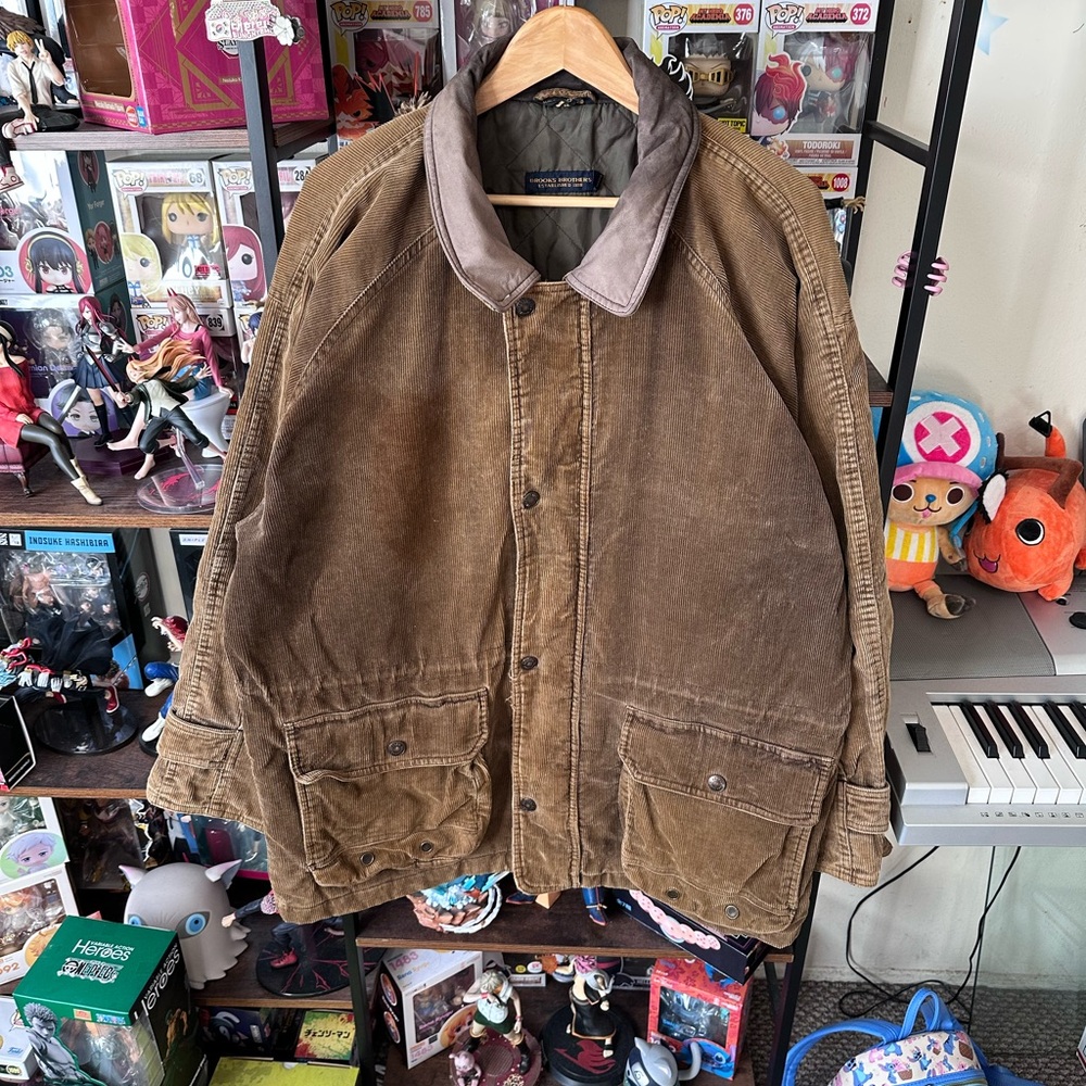 Vintage Brooks Brothers Corduroy Barn Coat Chore Jacket Men’s Large